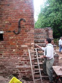 Dave completes the corner buttress