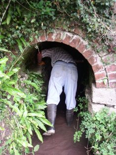 Checking the culvert