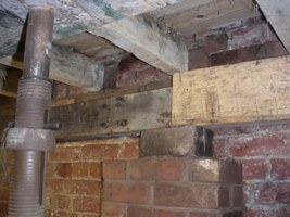 Joist Supports in Progress