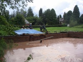 Millpool after the cloudburst