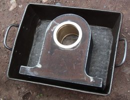 The new bearing for the waterwheel