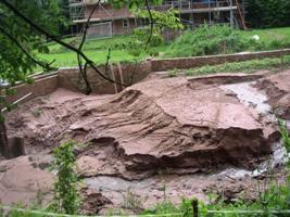 Pool after the 20th July floods