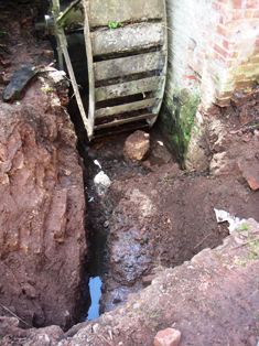 The tailrace dig at the end of August 29th