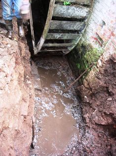 The tailrace after the 31st August digging session