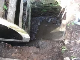 wheel pit in AUgust 2006 wheel pit in AUgust 2006